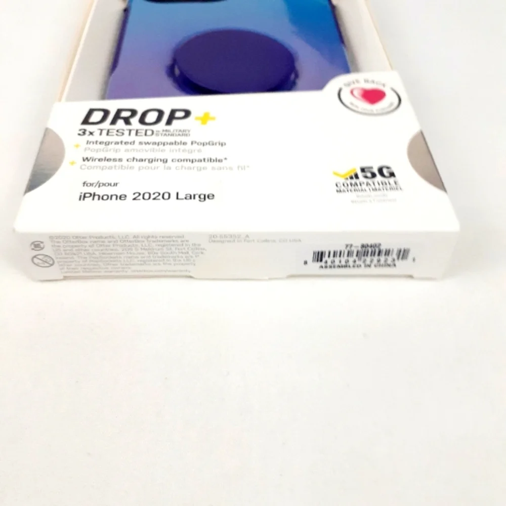 Otterbox Pop Sockets Symmetry Series Phone Case For Iphone 2020 Large Blue